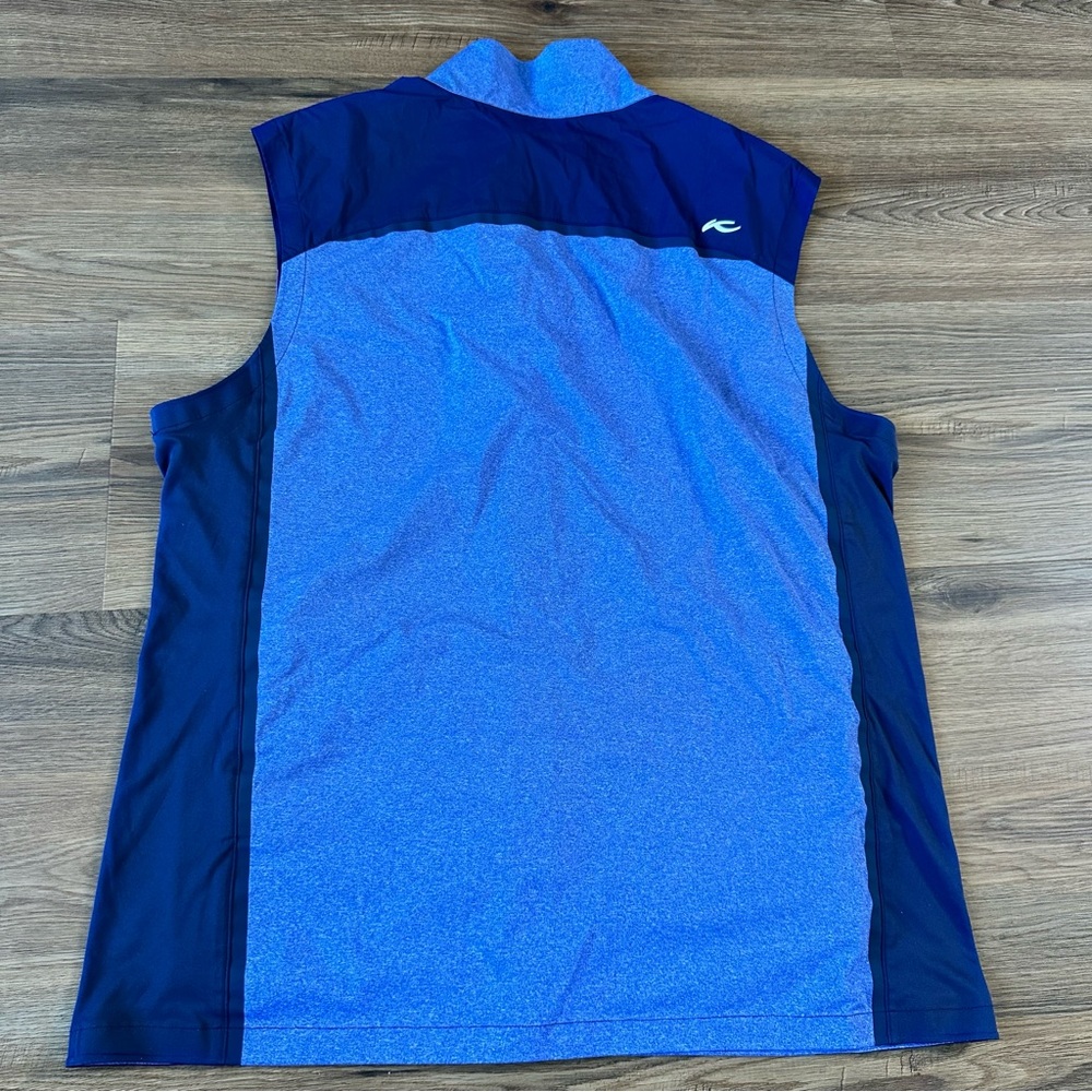KJUS Byron Vest Full Zip Logo Windproof Lightweight Cordura Golf Mens Size 54/XL - Picture 13 of 14